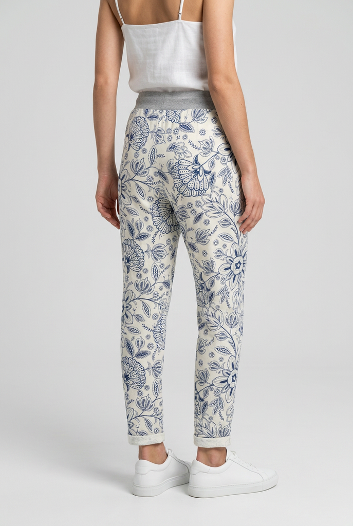Harriet Floral Paisley Print Joggers