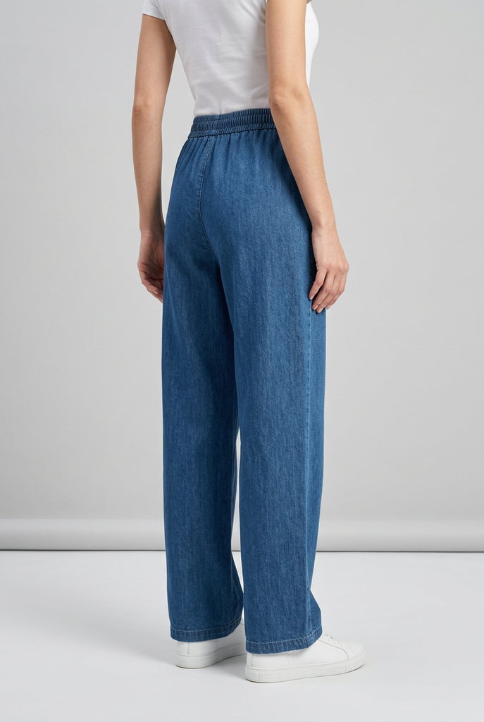 Sutton Pull On Denim Trousers