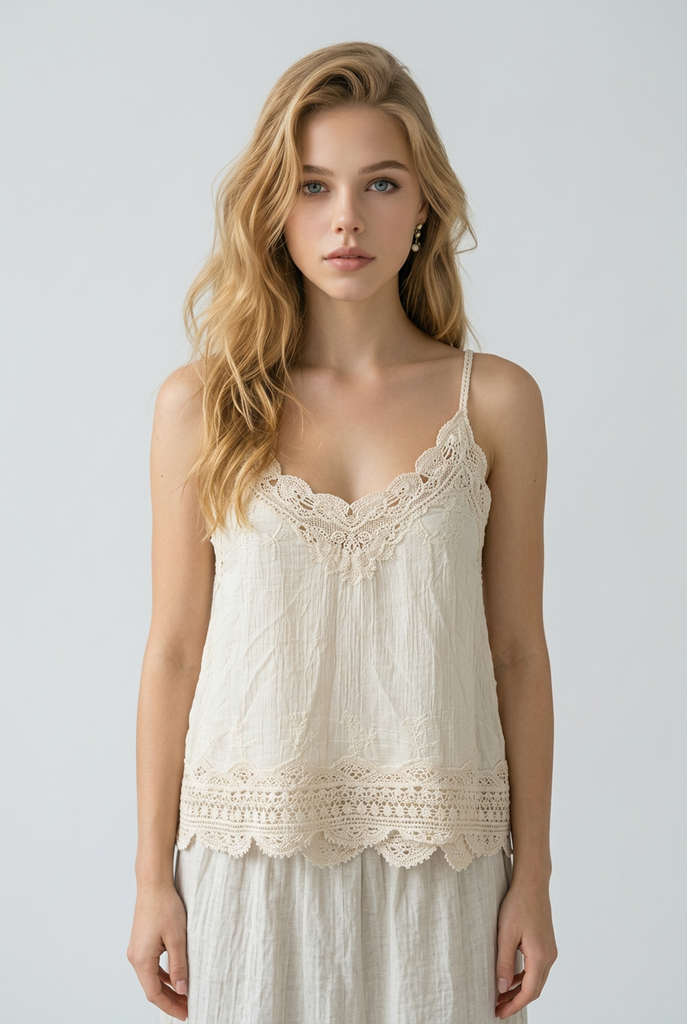 Opal Crochet Detail Vest