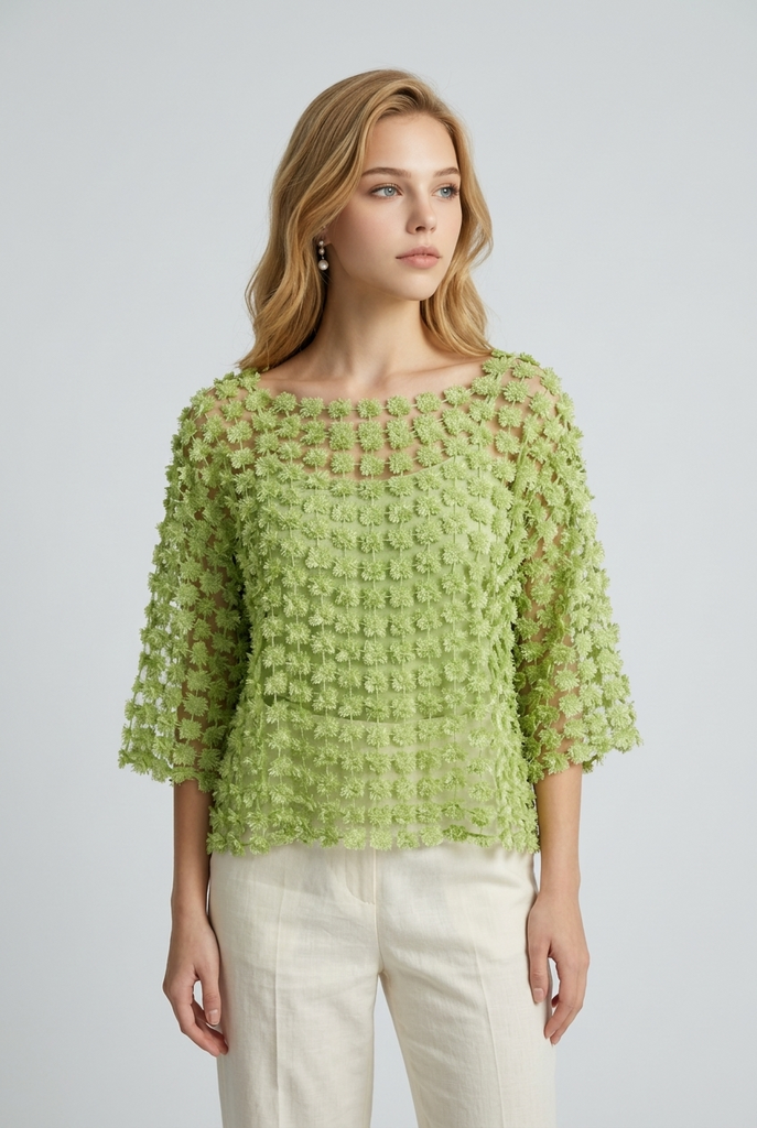 Serena Flower Lace Overtop