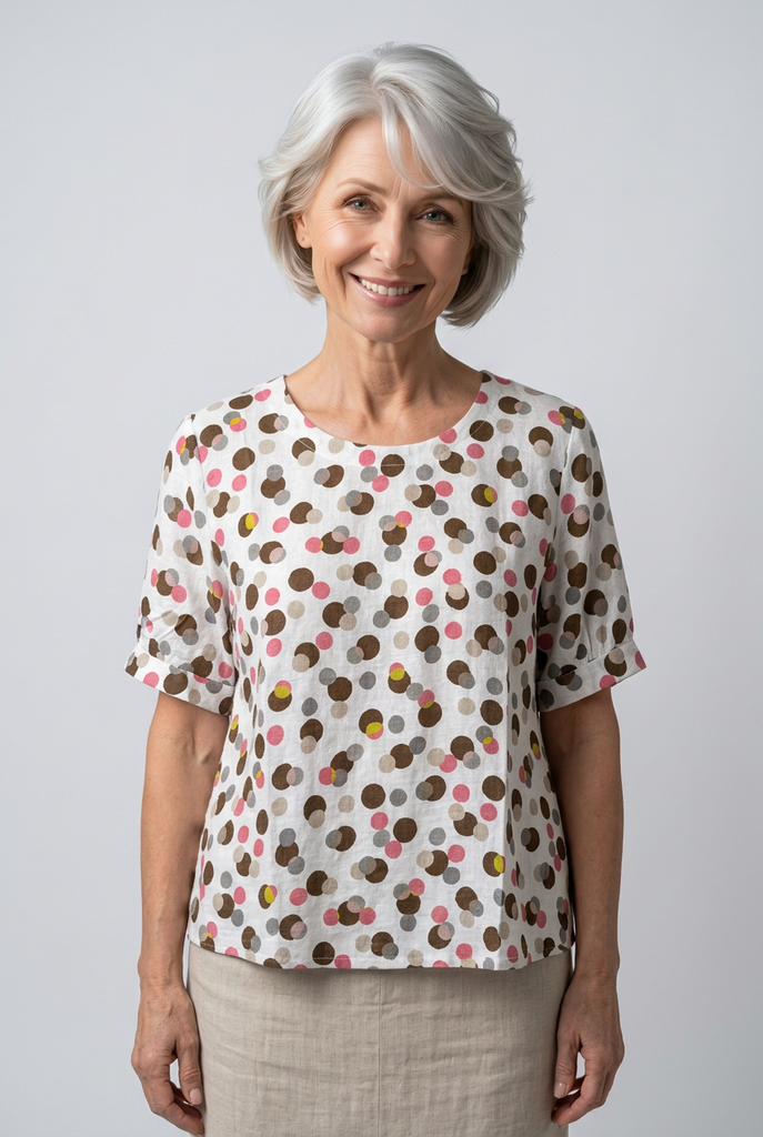 Elodie Scattered Spot Top