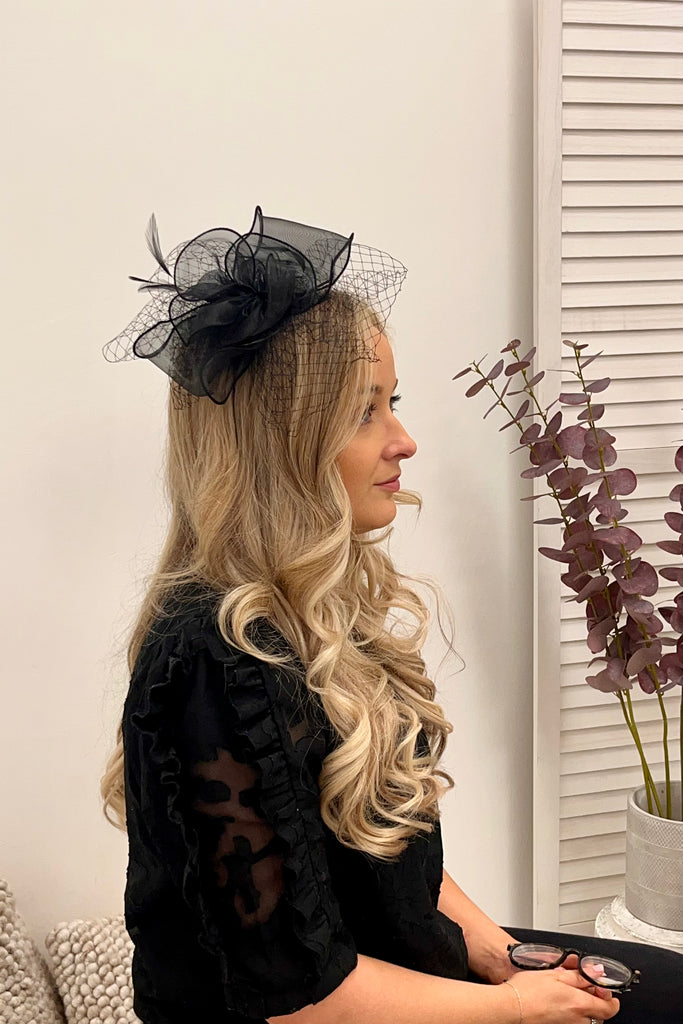 Joy Vintage Net Lace Fascinator