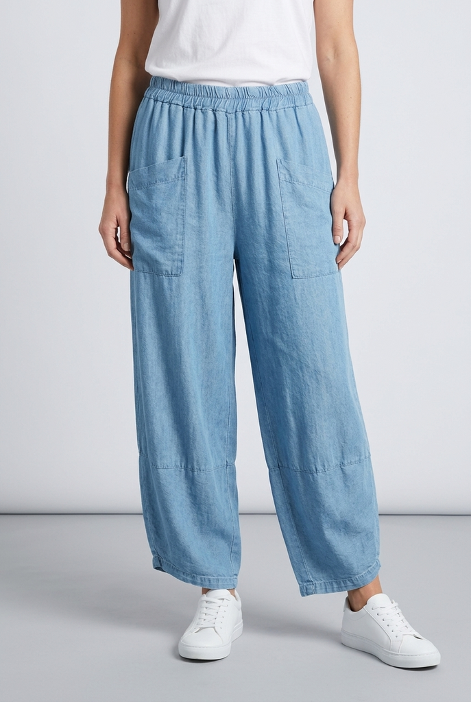 Gigi Denim Boho Trousers