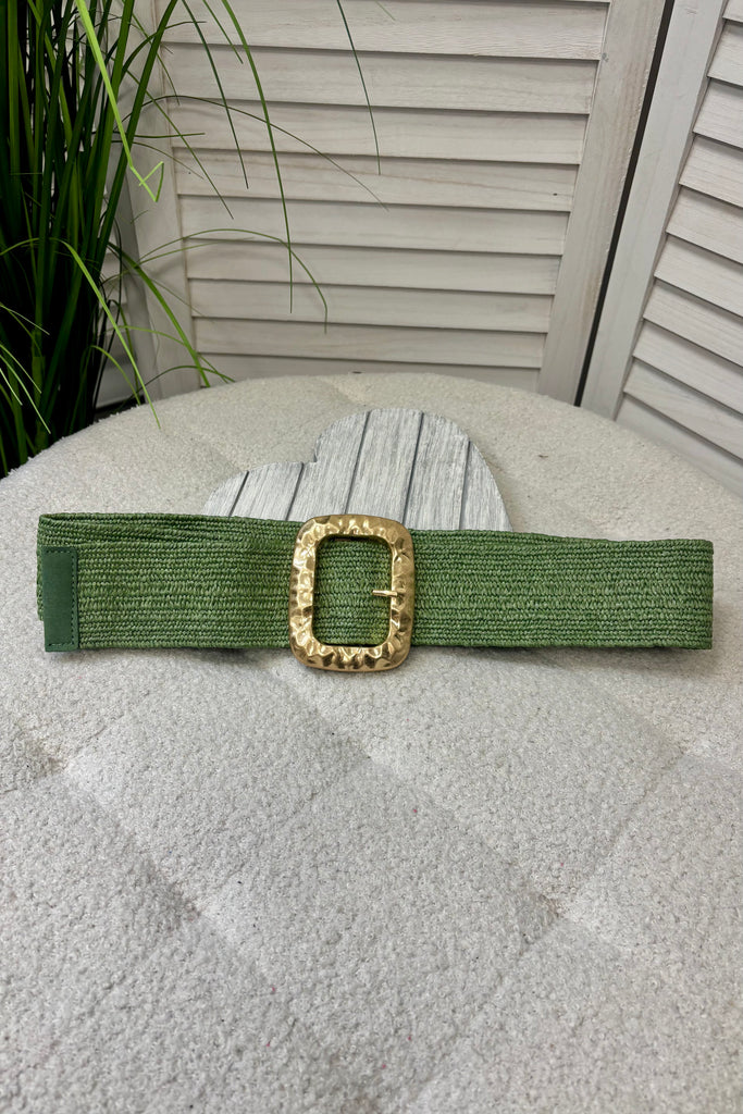 Kiera Elasticated Woven Detail Belt