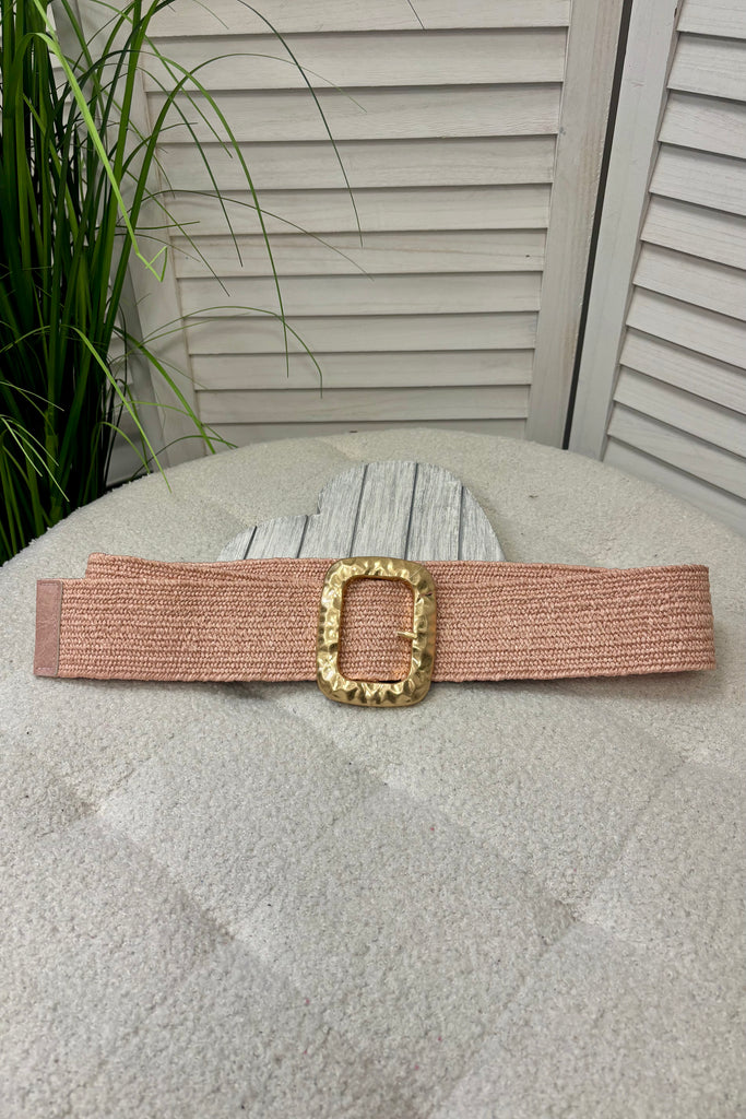 Kiera Elasticated Woven Detail Belt