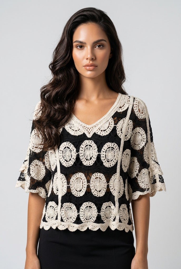 Francine Crochet Top