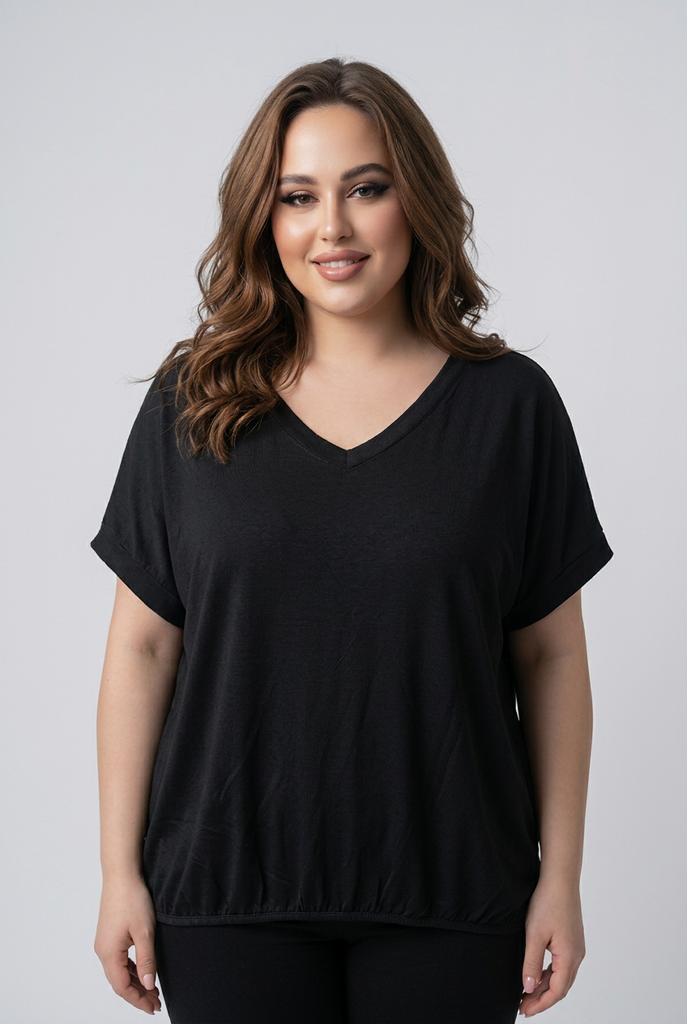 Nia Satin Front Top