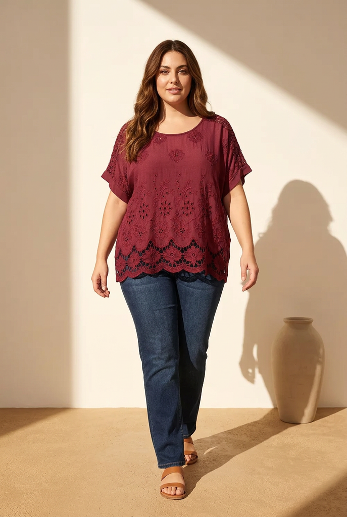 Arya Lace Detail Top