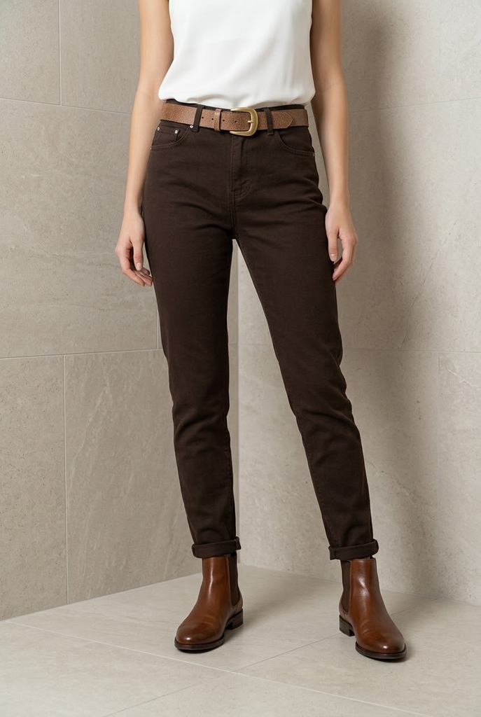 Darcy Belted Mom Jeans