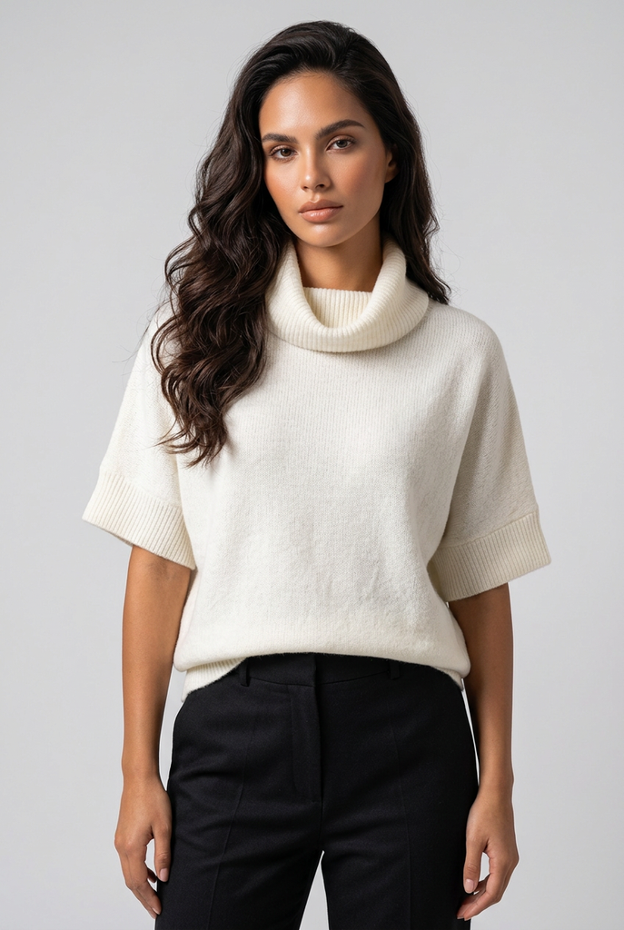 Ellie Cowl Neck Knit Top