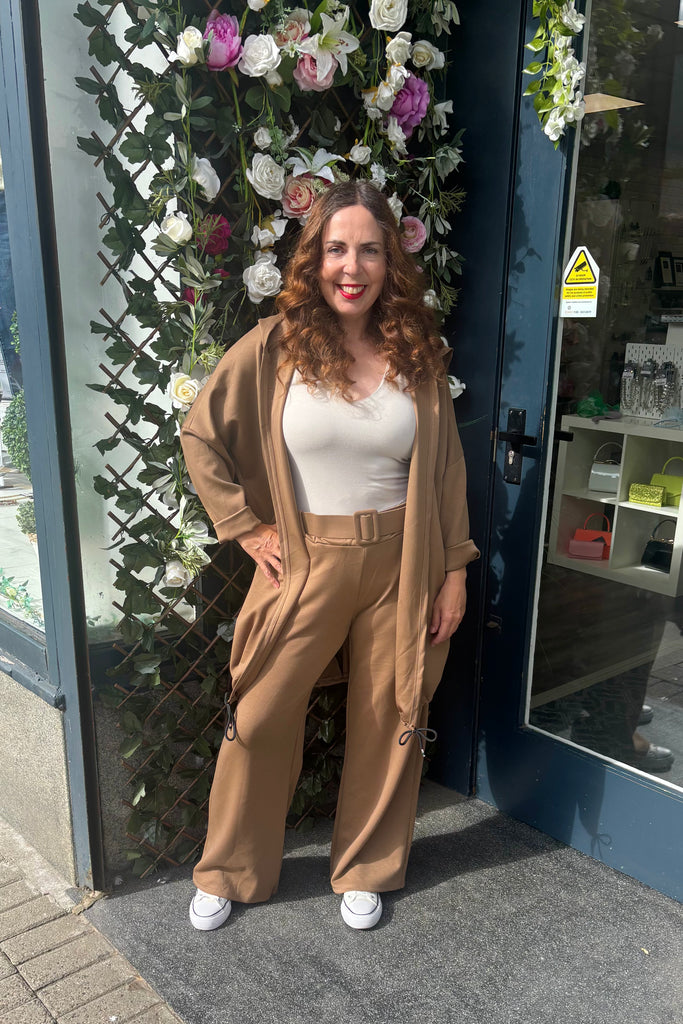Nicola Wide Leg Belted Trousers