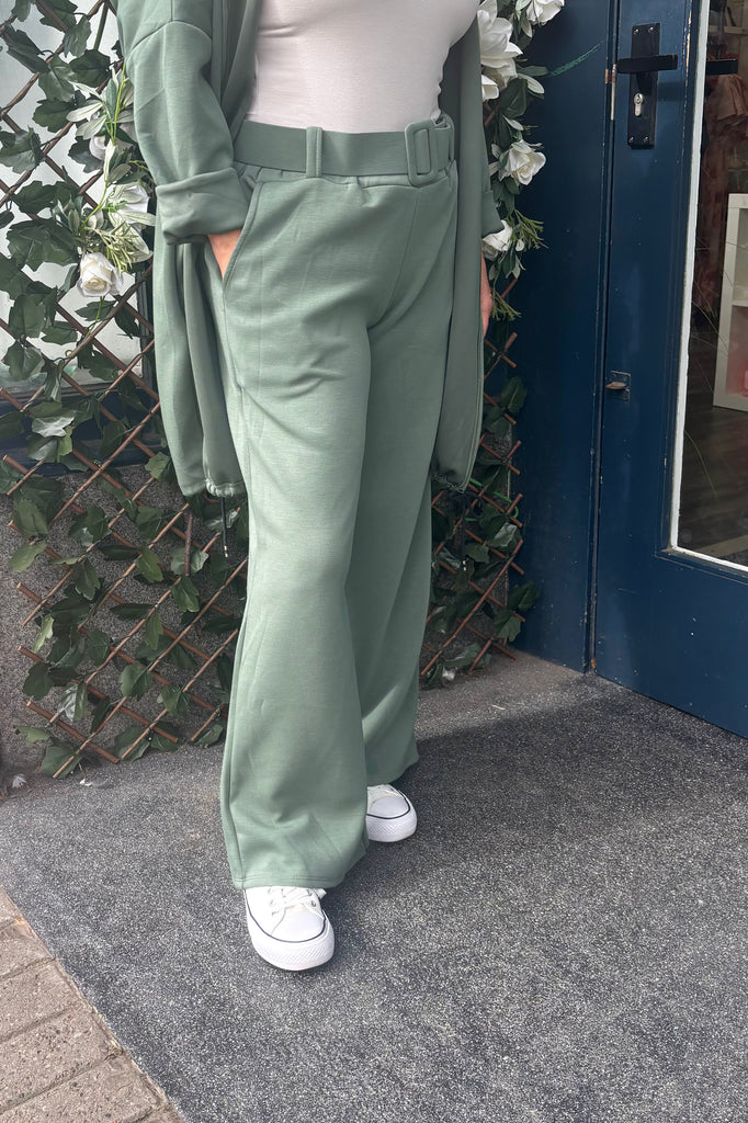 Nicola Wide Leg Belted Trousers
