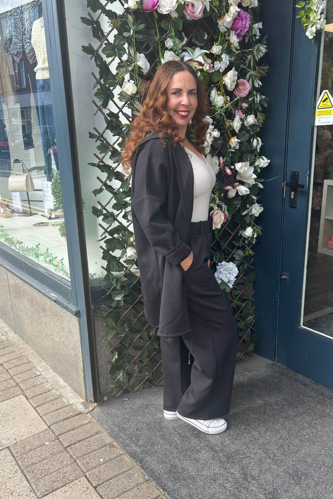 Nicola Longline Drawstring Hoodie