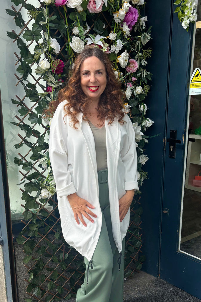 Nicola Longline Drawstring Hoodie