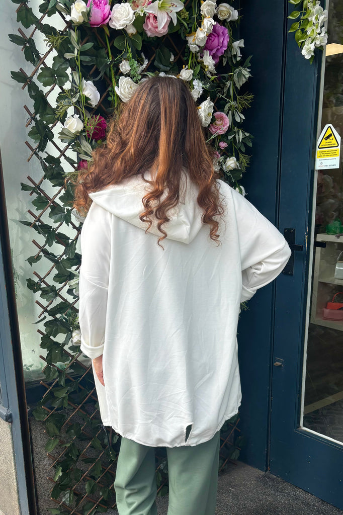 Nicola Longline Drawstring Hoodie