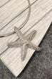 Callie Starfish Wire Necklace