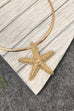 Callie Starfish Wire Necklace