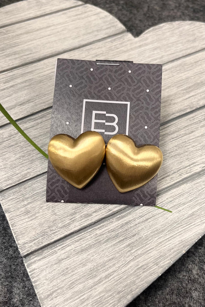 Ellis Chunky Heart Earrings