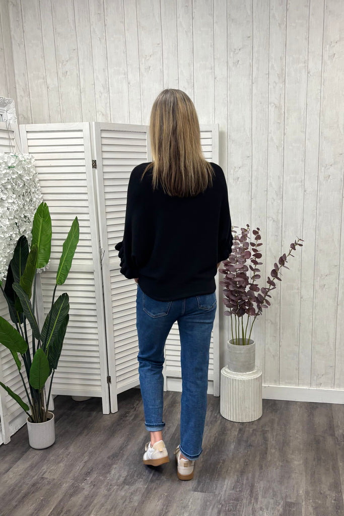 Finley Ruffle Sleeve Knit