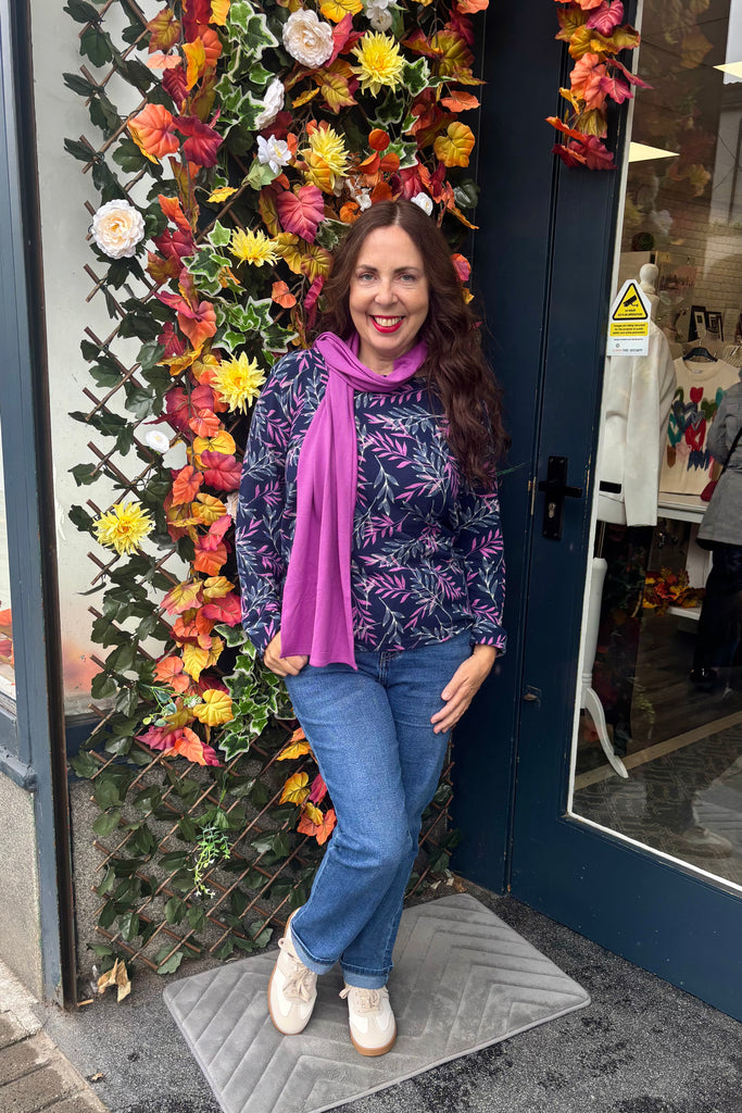 Naomi Floral Fleece Top