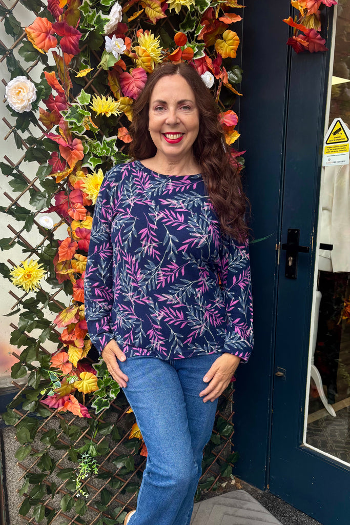 Naomi Floral Fleece Top