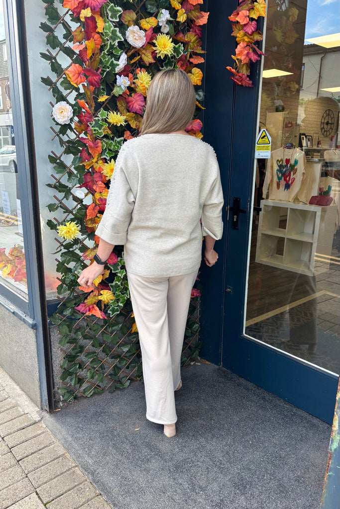 Noelle Pearl & Diamanté Knit