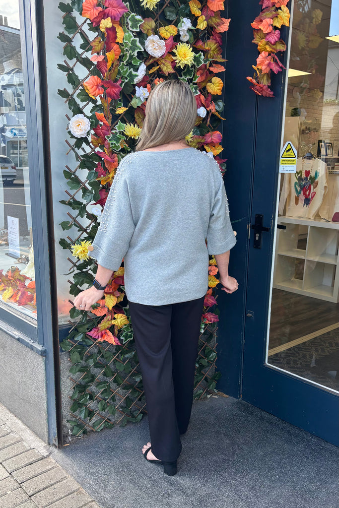 Noelle Pearl & Diamanté Knit