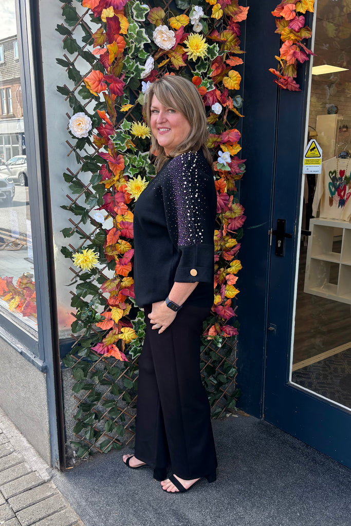 Noelle Pearl & Diamanté Knit