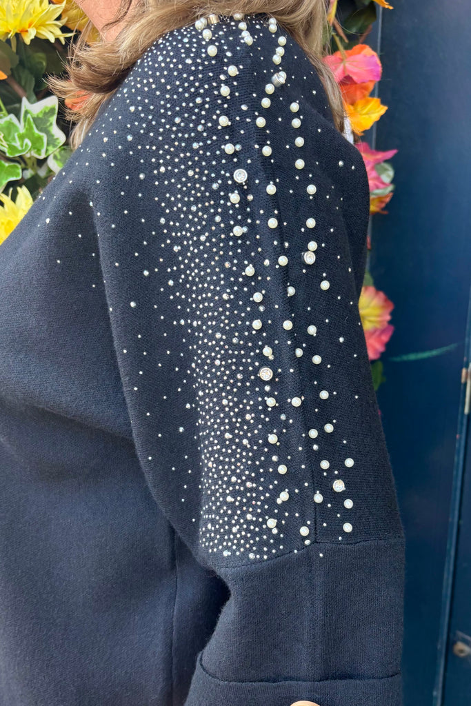 Noelle Pearl & Diamanté Knit