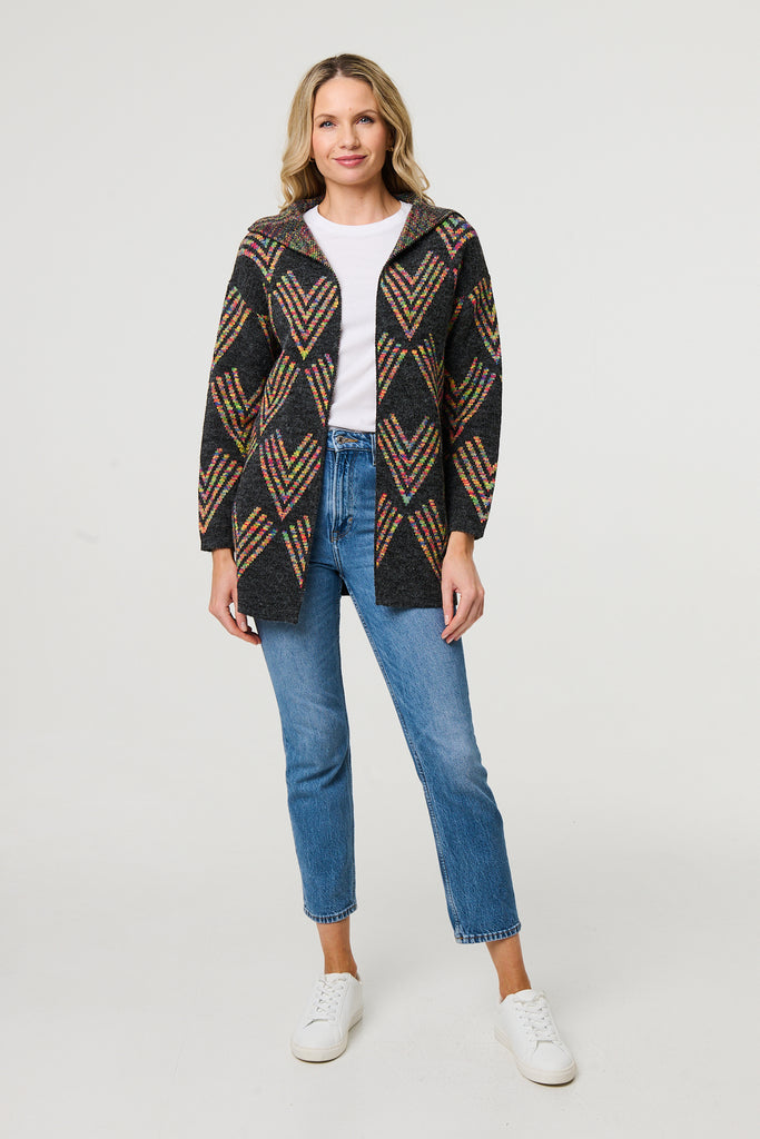 Orla Chevron Knit Coatigan