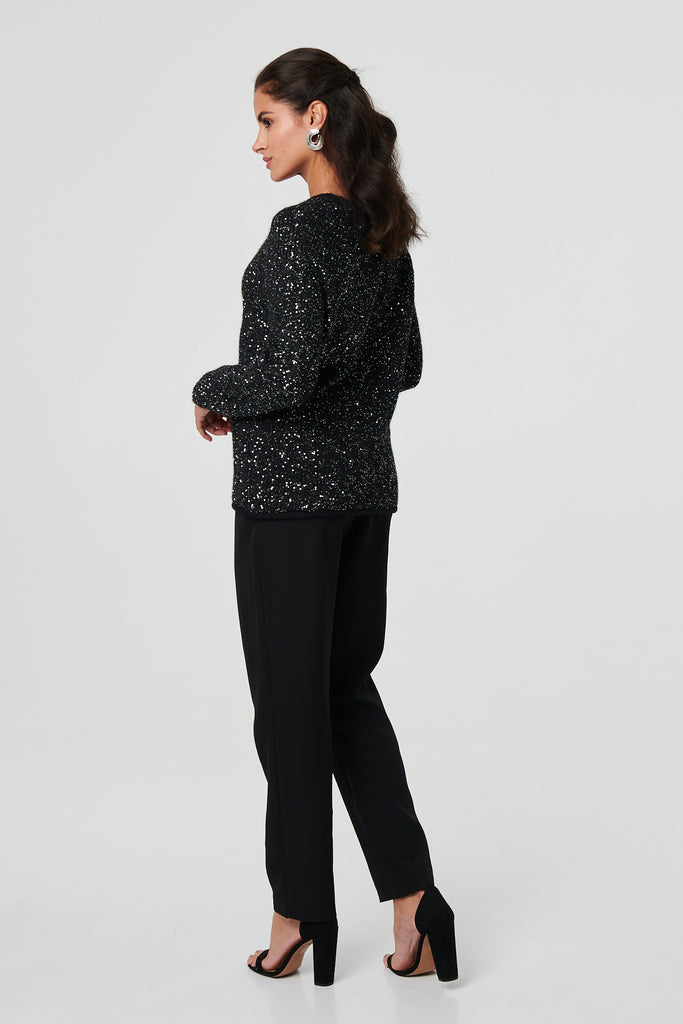 Monica Textured Sequin Knit