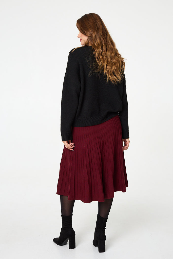 Melanie Sequin Bow Detail Knit