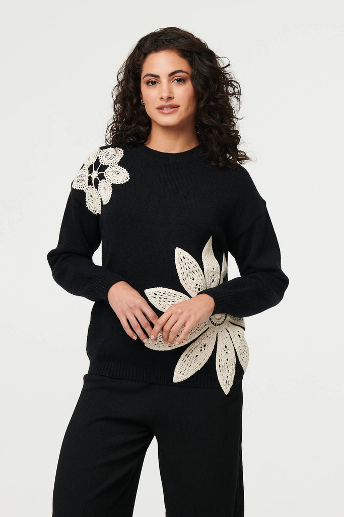 Poppy Crochet Flower Knit