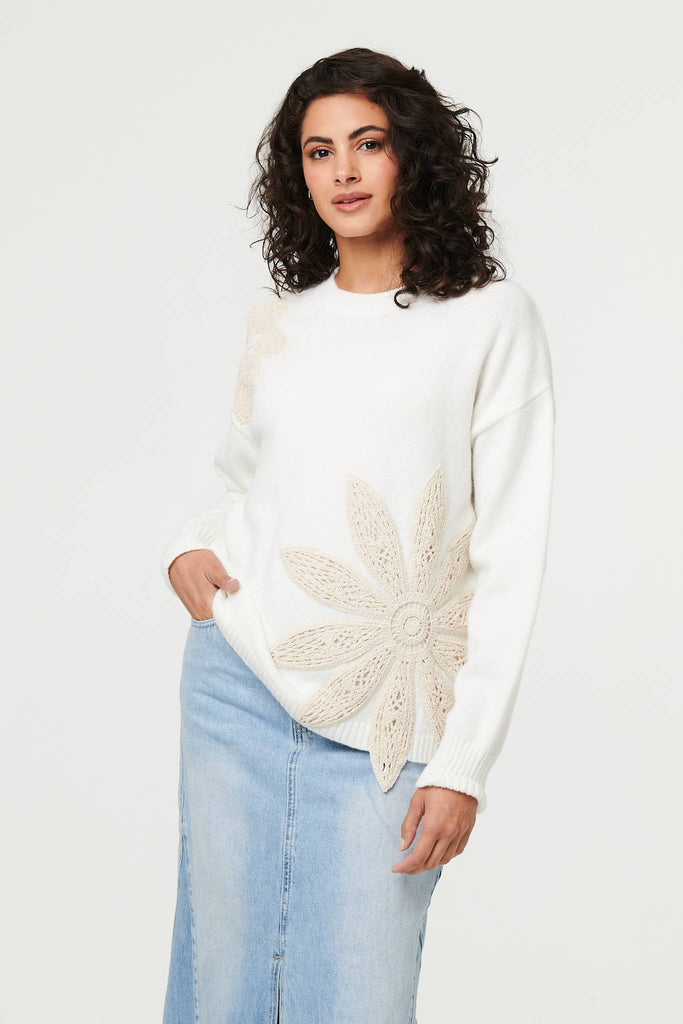 Poppy Crochet Flower Knit