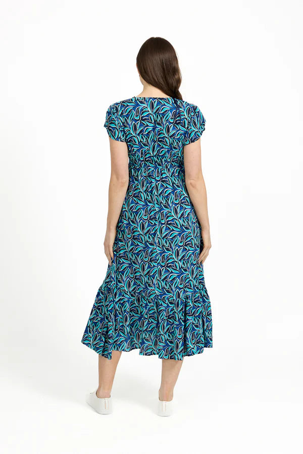 Amara Leaf Print Dress