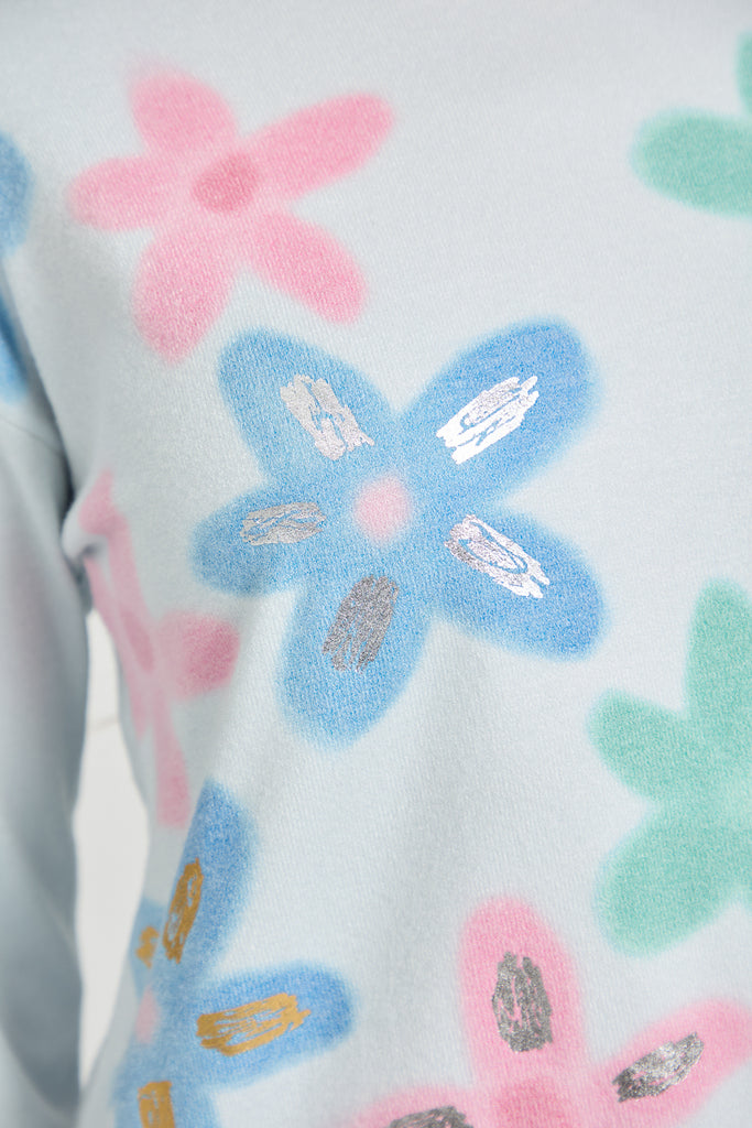 Adele Flower Print Knit