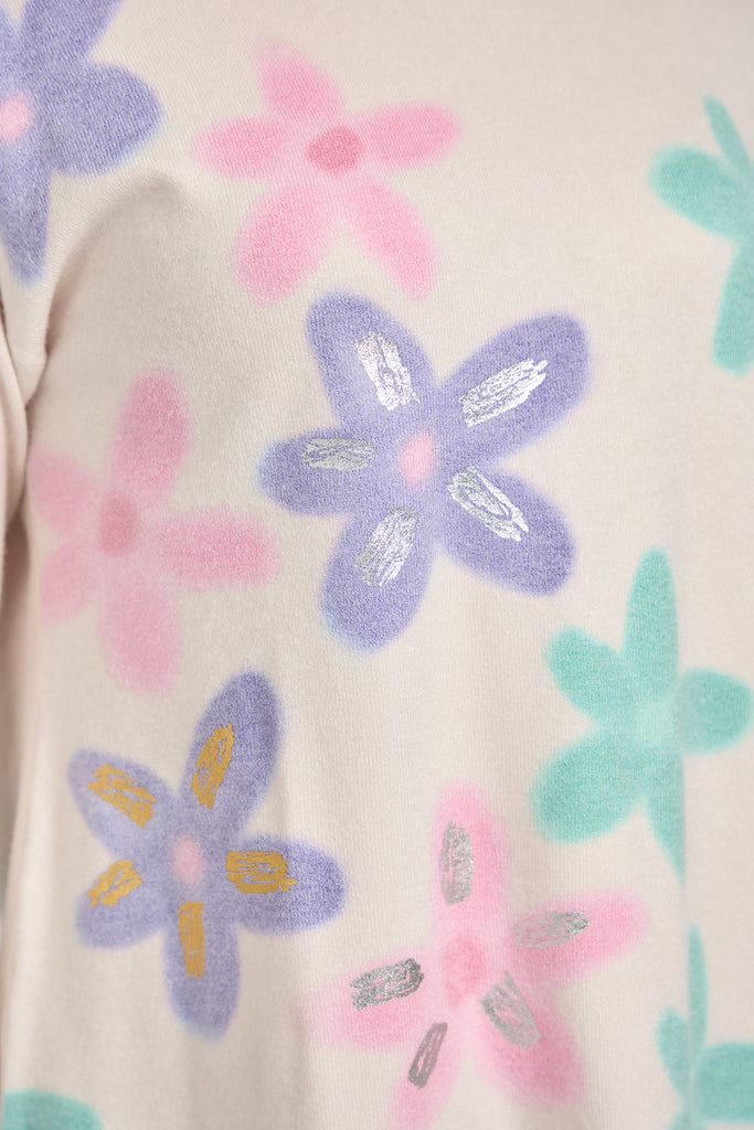 Adele Flower Print Knit