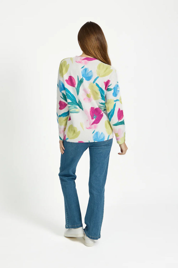 Gillian Tulip Print Soft Knit