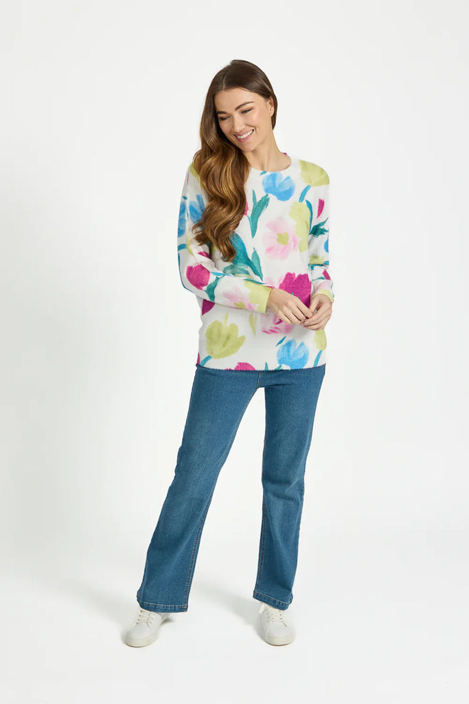 Gillian Tulip Print Soft Knit