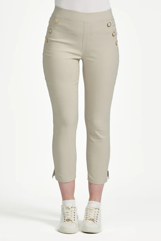 Remy Button Detail Ankle Grazers