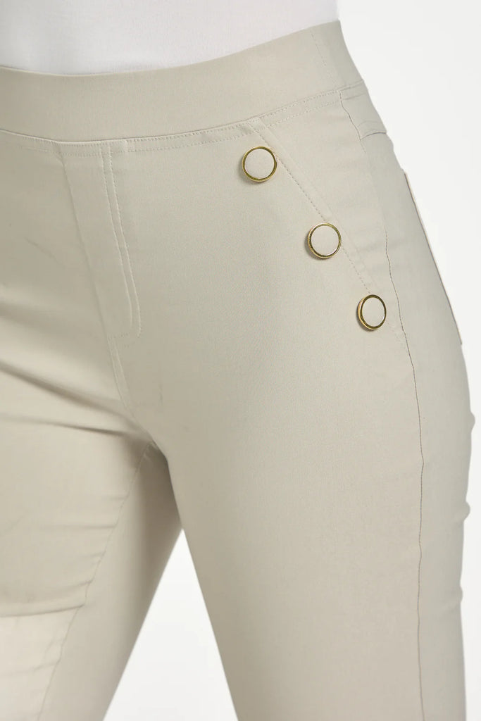 Remy Button Detail Ankle Grazers