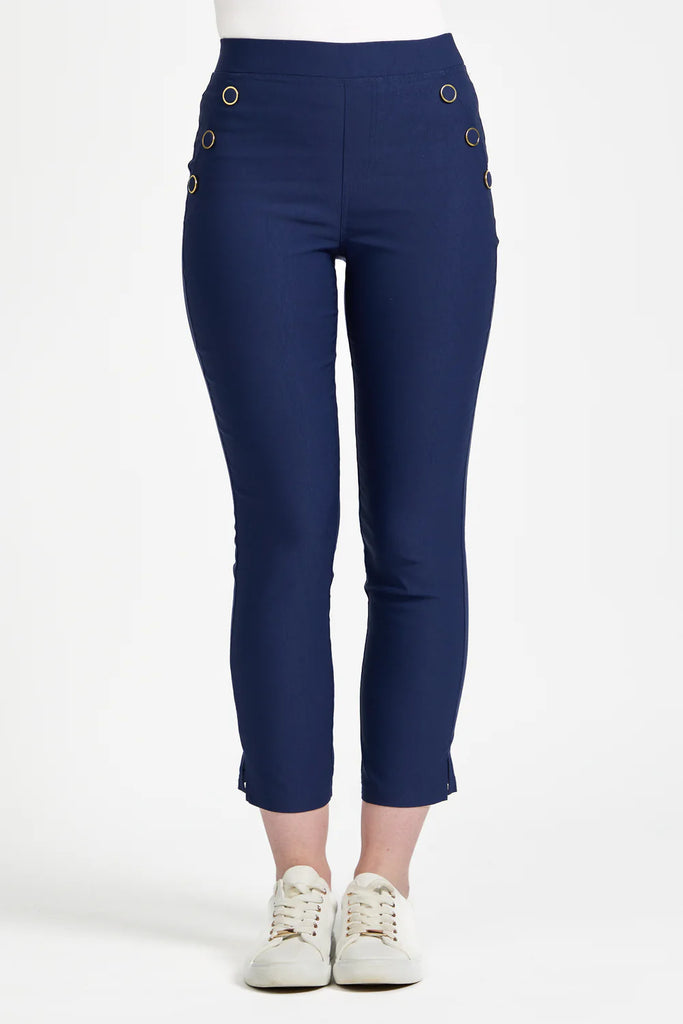 Remy Button Detail Ankle Grazers