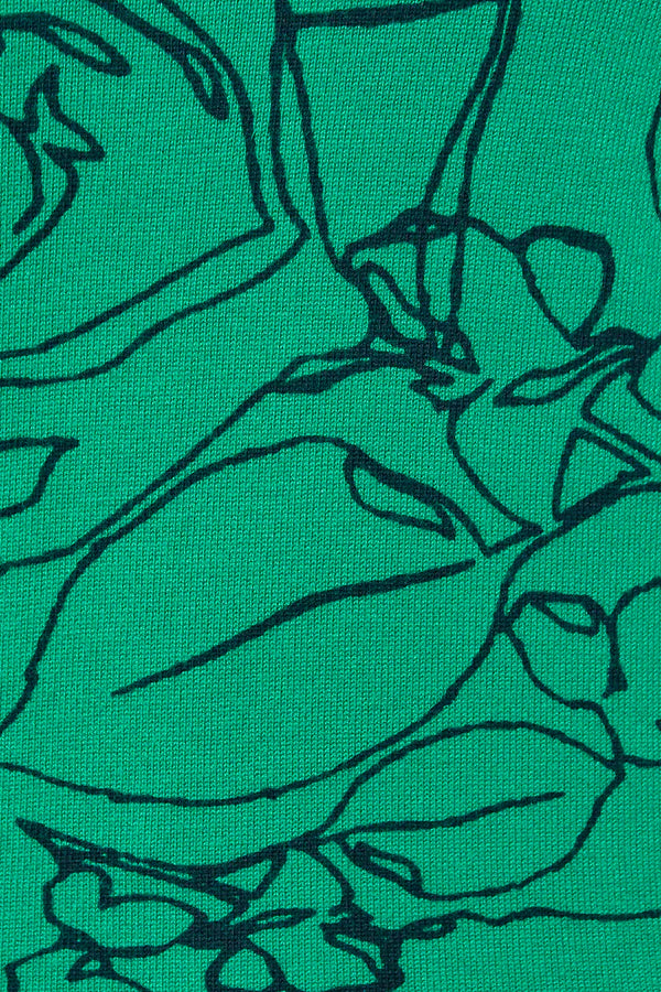 Bella Abstract Floral Knit