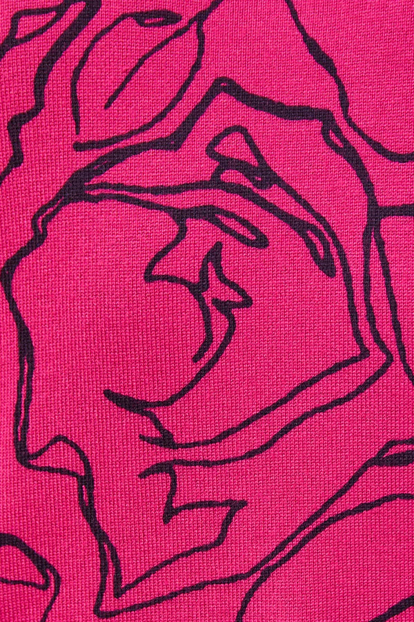 Bella Abstract Floral Knit