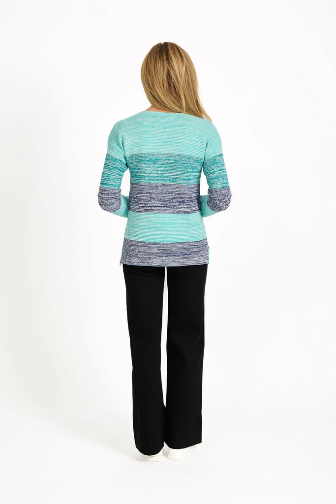 Jenny Ribbed Stripe Knit