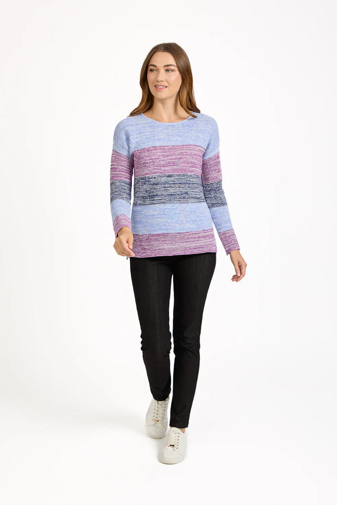 Jenny Ribbed Stripe Knit