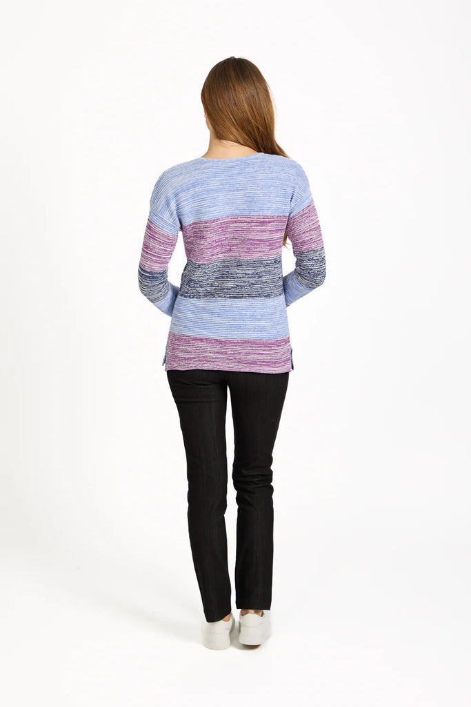 Jenny Ribbed Stripe Knit