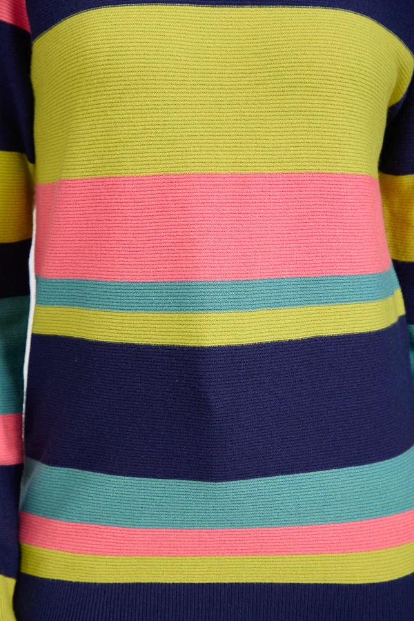 Jenna Ribbed Stripe Knit