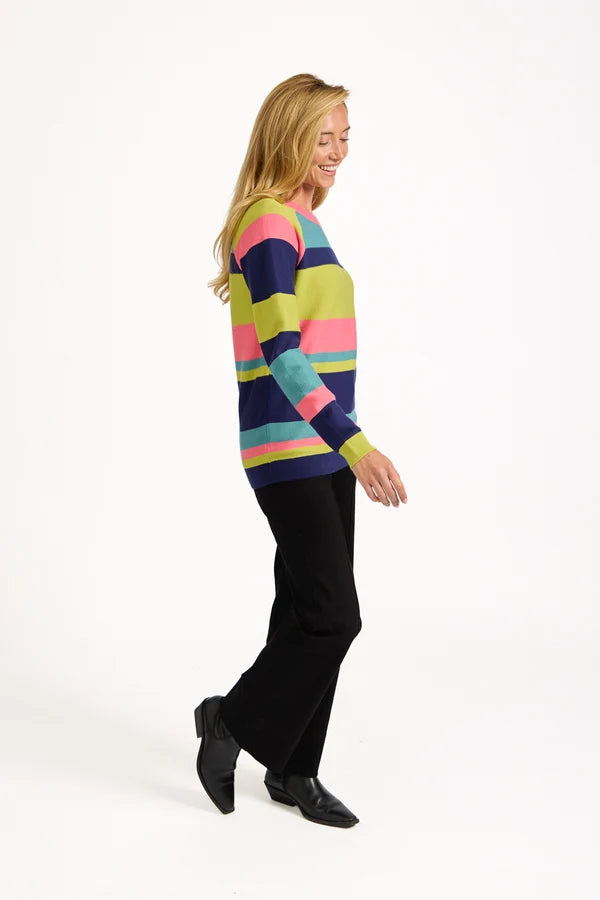 Jenna Ribbed Stripe Knit
