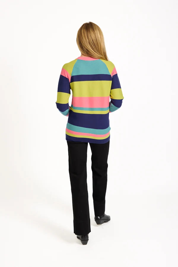 Jenna Ribbed Stripe Knit